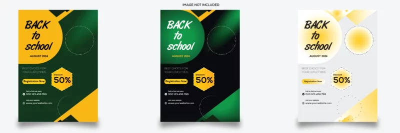 Exemples de flyers comme supports de communication imprimés
