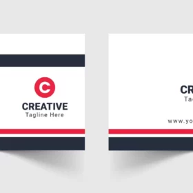 Exemple de carte de visite comme support de communication visuelle